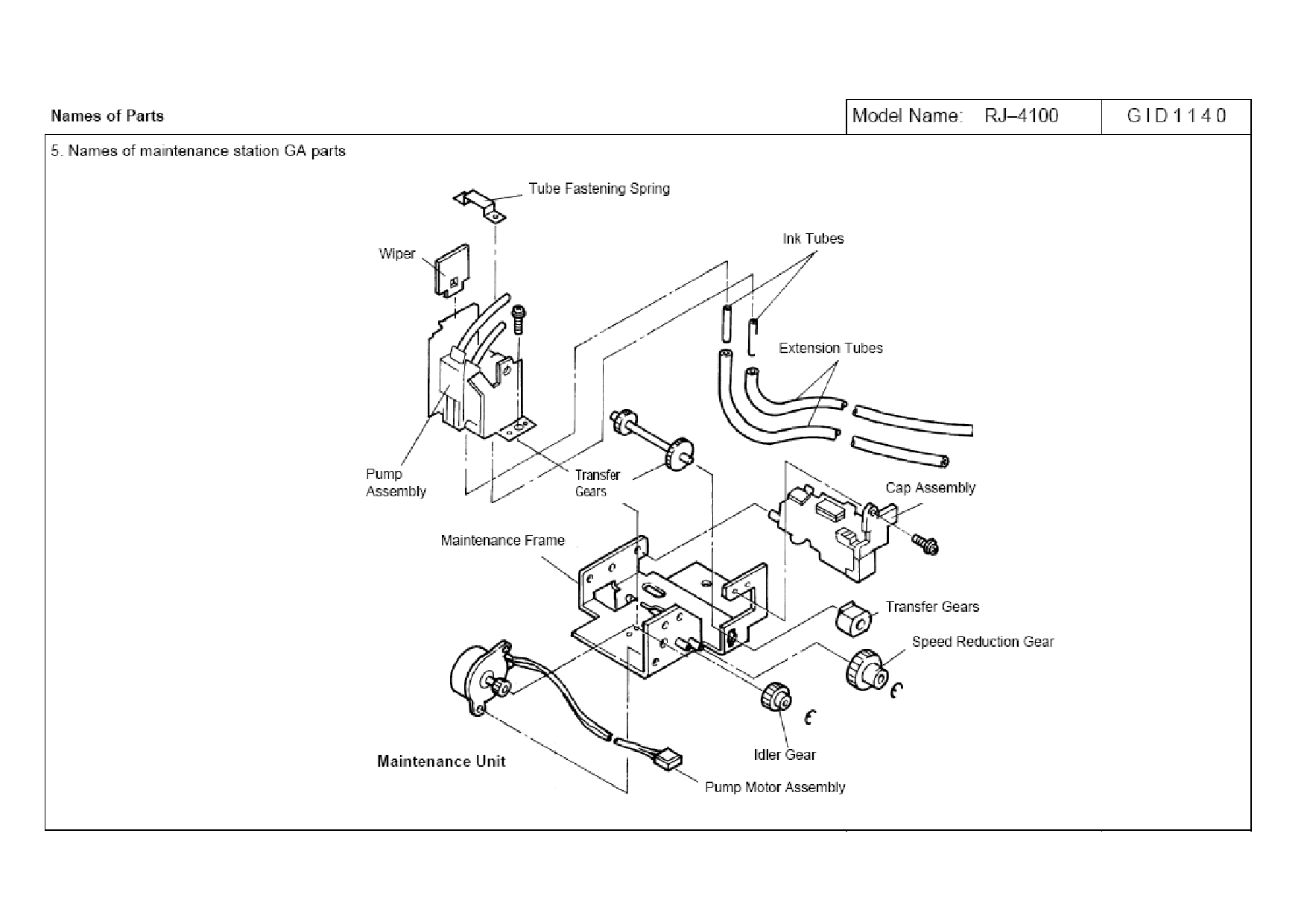 MUTOH RJ 4100 Parts List Manual-6